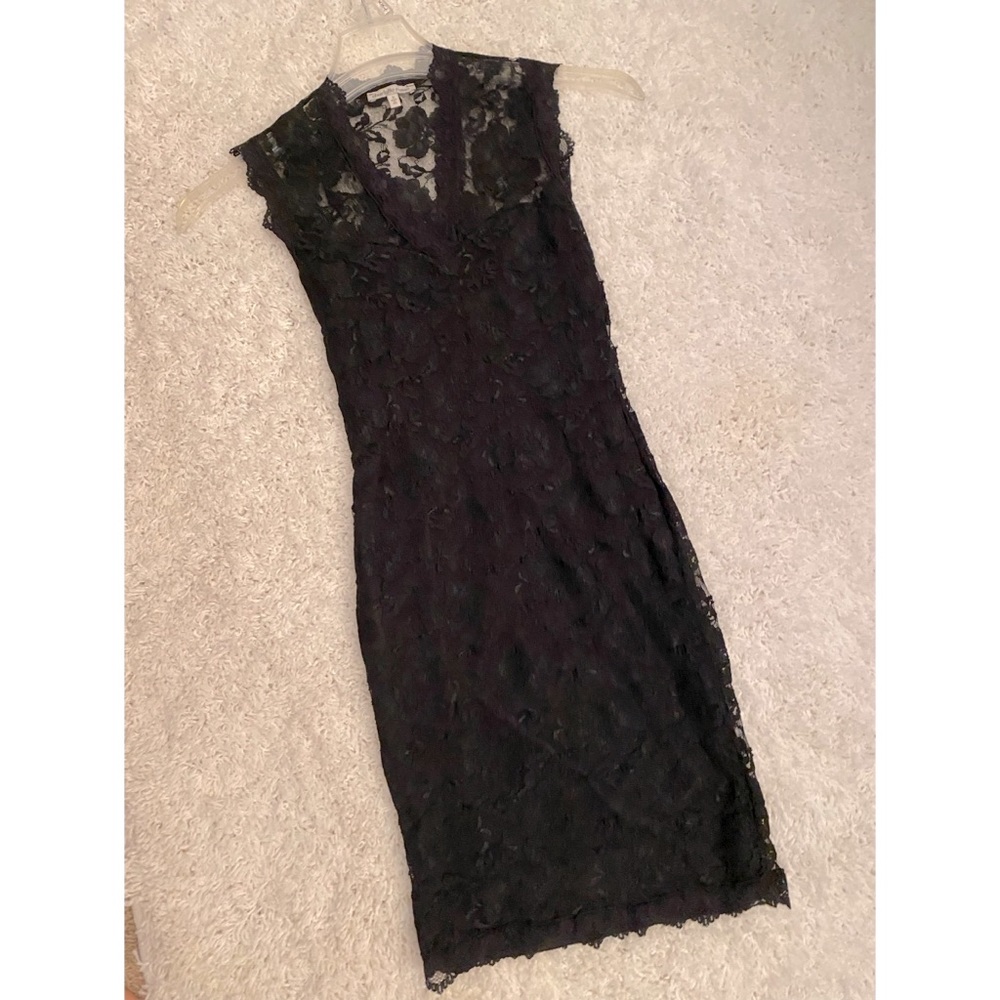 Laced black dress